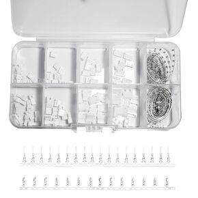 360PCS JST MX 1.25MM Connector Assortment Kit, 1.25MM Pitch Male and Female Connectors, 2/3/4/5 Pin Housing Adapter Plug Terminal