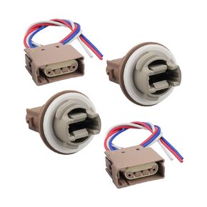 Turn Signal Socket and Pigtail Connector Fit for Ford/Lincoln/Mercury 2003-2019, Tail Light Lamp Socket and Wiring Harness 2 Pcs, Replace YF1Z13411CA 2U5Z13411SA