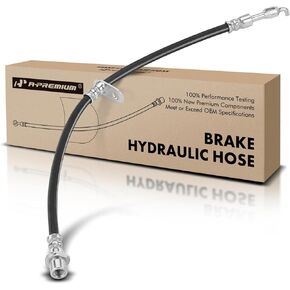 A-Premium Front Passenger Brake Hydraulic Hose Compatible with Select Toyota Models - Highlander 2005 2006 2007 - Replace# 9094702F64