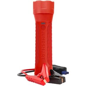 JumpSmart - 10-in-1 Portable Vehicle Jump Starter, Flashlight, Power Bank & More (White)
