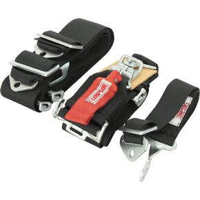 Simpson Racing 29063BK Latch and Link 55" Black Pull Down Bolt-in Individual 5-Point Harness System