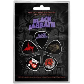 Black Sabbath guitar pick set plectrum pack