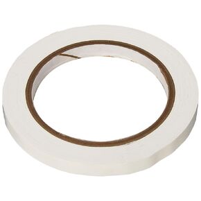 TapeCase 3/8-72-414W TC414 0.375" X 72YD White - UPVC, White Bag Sealing Tape, 3/8" Wide, 72 yd. Length, White (1 ROLL), 216 Foot (Pack of 1)