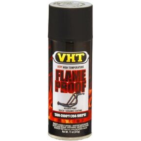 VHT SP102 FlameProof Coating Flat Black Paint Can - 11 oz. by Dupli-Color