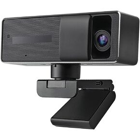 2K Auto-Tracking Webcam, AI Gesture Recognition & Control, 2X Zoom PTZ Webcam for Video Conferencing, Live Streaming and Video Calls