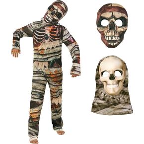 Morph Mummy Costume for Kids, 2 Faced Kids Mummy Costume, Mummy Kids Costume, Mummy Halloween Costumes for Kids