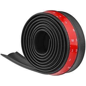 Youngine Universal Car Front Rear Bumper Protector Adhesive Rubber Bumper Lip Splitter Body Trim Spoiler 2.5M/8.2ft