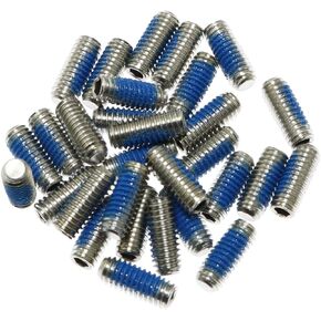 Maxmoral 30PCS 10mm Stainless Steel Flat Pedal Pin Upgrade Kit, Mountain Bicycle Pedal Pin Kit