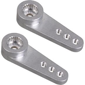 Sevender 2 PCS Silver 21T Metal Servo Horn Arm TL2366 for Compatible with RC 12G-18G MD922 MD933