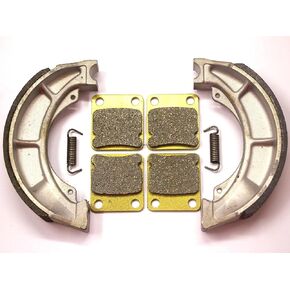 Master Chen Front Rear Brakes Brake Pads Shoes Drum for Suzuki LT-F250 LTF250 Ozark 250 2002 2003 2004 2005 2006 2007 2008 2009 2010 2011 2012 2013 2014 FA54 S636 MC0229