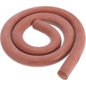 PATIKIL Silicone Foam Seal Strip, 1Meters(3.28Ft) 18mm(0.71") Dia Round High Density Solid Sponge Rubber Weather Stripping Cord for Sealing Gap Blocker Insulation, Red