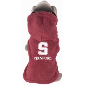 NCAA Stanford Cardinal Polar Fleece Hooded Dog Jacket