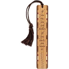 J.R.R. Tolkien Not All Who Wander are Lost Quote, Engraved Wooden Bookmark - Also Available with Personalization - Made in USA
