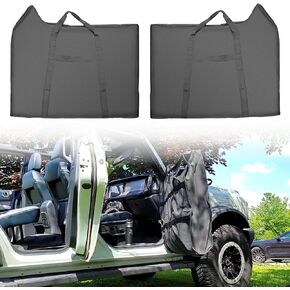 2 PCS Front Door Storage Bags for Ford Bronco 2021 2022 2023 4 Door Accessories, Driver and Passenger Doors Panels Organizer Bag, Waterproof, Anti-Scratch, Protect Your Door