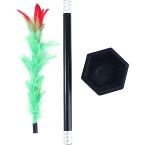 Stick to Rose Magic Tricks Magic Wand to Flower Easy Magic Tricks Funny Toys Show Performance Prop for Adults Teenagers Magician Accessories Magic Kits and Accessories