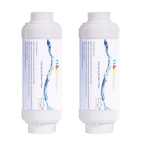 H&G Lifestyles Camping Water Filter Drinking Water Filtration System Survival Gravity Water Purification Emergency Water for Camping Backpacking Hiking