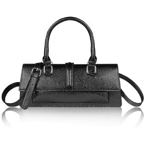 Small Metallic Crossbody Bag Y2K Silver Purse Clutch Bag for Women Cute Top Handle Purse Satchel shoulder Bag