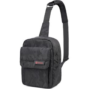 Tullio Crossbody Camera Bag for Photographer Canvas Sling Bag Purse Waterproof Dslr Bag Compatible with Nikon Sony for Men and Women