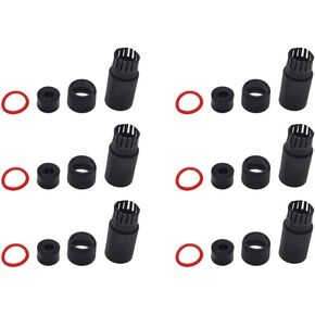 6 Sets Outdoor IP Camera RJ45 Waterproof Connector Top Cover Adapter Weatherproof Protector Surveillance Special Cover for Tail Fiber Optic Cable (4pcs/Set) White