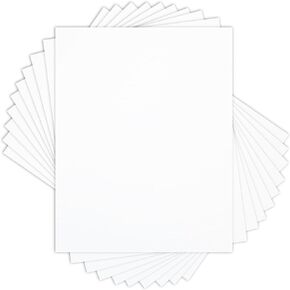 11x14 White Matboards, Backer Boards for Pictures and Frames (10 Pack)