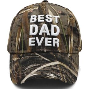 Father's Day Birthday Gifts Dad Hats for Men,Adjustable Worlds Best Dad Hat Gifts for Dad Husband Papa from Daughter Son