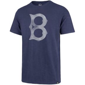 MLB Men's Cooperstown Grit Vintage Scrum Team Color Primary Logo Word Mark T-Shirt