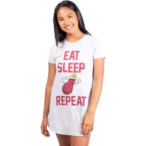 Ultra Game NBA Women's Super Soft Sleepwear Pajama Loungewear Tee Shirt Nightgown