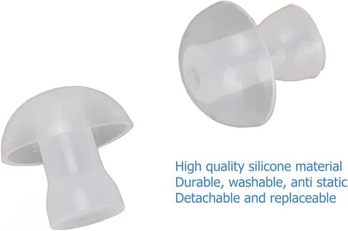 10pcs Ear Tips, Soft Silicone Earplug Domes for BTE,ITE and Pocket Ear Bud Replacements (Large) in Saudi Arabia