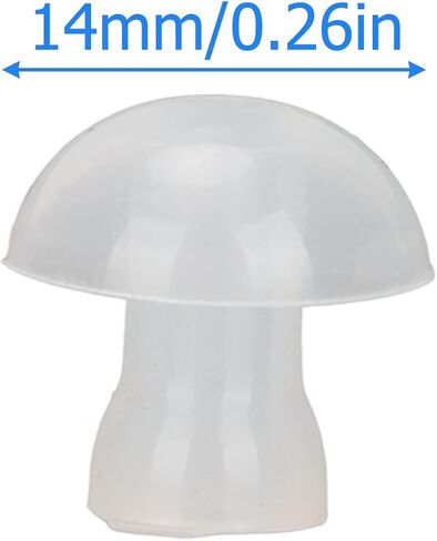 10pcs Ear Tips, Soft Silicone Earplug Domes for BTE,ITE and Pocket Ear Bud Replacements (Large) in Saudi Arabia