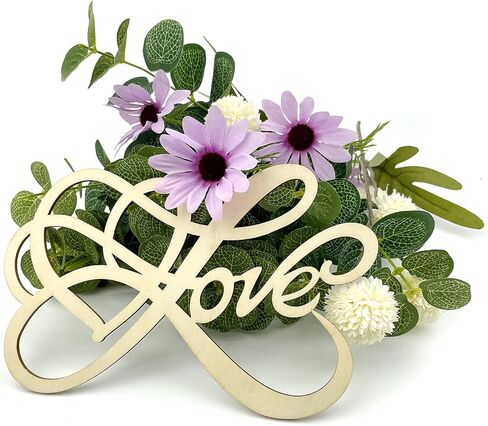 4 عبوات من الكلمات الخشبية غير المكتملة، علامة ترحيب مرحبًا بقطع الخشب، علامة حب منزلية خشبية، إكليل من الكلمات DIY، كلمات وحروف، علامات زخرفية لإكليل باب المنزل، جدار فني لتزيين الحفلات in Kuwait