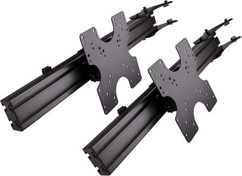 حامل شاشة ثلاثي قائم بذاته من Next Level Racing Elite، لون رمادي كربوني (NLR-E006) - جهاز كمبيوتر شخصي ولوحة مفاتيح وماوس F-GT Elite رمادي كربوني (NLR-E010) - جهاز كمبيوتر شخصي in Kuwait