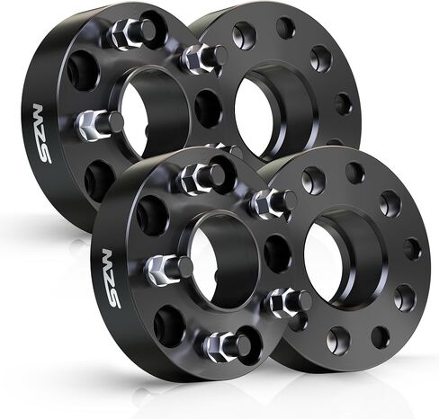 MZS Wheel Spacers, 1.5" Thick 6X135 with 87.1mm Hub Bore M14x1.5 Studs Hubcentric Wheel Spacers Compatible with 2015-2024 F150 | 2015-2023 Expedition Navigator - Pack of 4 in Saudi Arabia