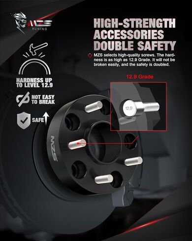 MZS Wheel Spacers, 1.5" Thick 6X135 with 87.1mm Hub Bore M14x1.5 Studs Hubcentric Wheel Spacers Compatible with 2015-2024 F150 | 2015-2023 Expedition Navigator - Pack of 4 in Saudi Arabia