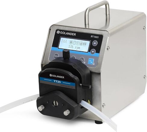 Golander BT100S Basic Variable Speed Peristaltic Pump with Pump Head YT25 (1 Channel), Flow Rate 0.17~720 mL/min Per Channel in Saudi Arabia