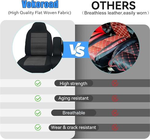 أغطية مقاعد السيارة الأمامية لسيارة تشيفي كولورادو/جي إم سي كانيون 2004-2012، أغطية مقاعد أمامية عالية الظهر 60/40 مع مساند رأس مصبوبة، وحدة تحكم مركزية مفتوحة ووسادة مقعد إسفنجية متضمنة، ملائمة تمامًا in Kuwait