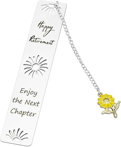 Happy Retirement Gifts for Women Men, Metal Bookmarks Personalized Gifts for Women, Personalized Bookmark Coworker Retirement Bookmark for Leaving Retired Teacher Nurse Coworker Librarian Leader in Saudi Arabia
