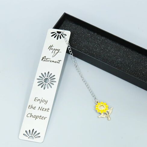 Happy Retirement Gifts for Women Men, Metal Bookmarks Personalized Gifts for Women, Personalized Bookmark Coworker Retirement Bookmark for Leaving Retired Teacher Nurse Coworker Librarian Leader in Saudi Arabia