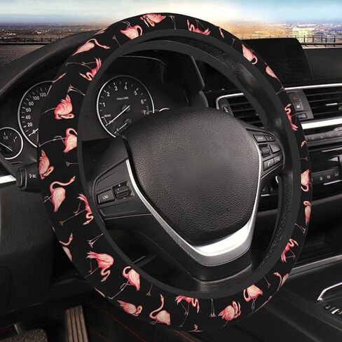 Blue Butterfly Women Steering Wheel Cover, Neoprene Anti-Slip Universal 15 Inch Steering Wheel Protector Elastic Comfortable Car Accessories Decorations Decor Protection for Women Vehicle Truck SUV in Saudi Arabia