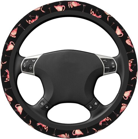 Blue Butterfly Women Steering Wheel Cover, Neoprene Anti-Slip Universal 15 Inch Steering Wheel Protector Elastic Comfortable Car Accessories Decorations Decor Protection for Women Vehicle Truck SUV in Saudi Arabia