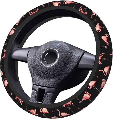 Blue Butterfly Women Steering Wheel Cover, Neoprene Anti-Slip Universal 15 Inch Steering Wheel Protector Elastic Comfortable Car Accessories Decorations Decor Protection for Women Vehicle Truck SUV in Saudi Arabia