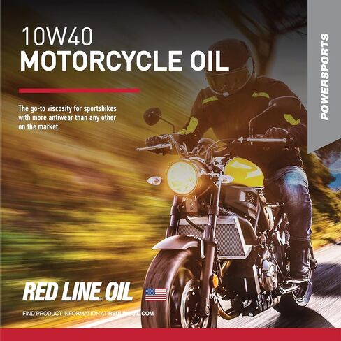 Red Line 42404 10W40 Motorcycle Oil Synthetic - Quart in Saudi Arabia