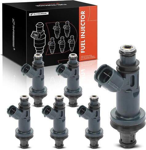 A-Premium Fuel Injectors Set of 6 Compatible with Toyota Camry 1998-2001, Highlander 2001-2003, Sienna 1999-2003, Avalon 1998-2004, Solara 2001-2003 & Lexus ES300 1998-2001, RX300 1999-2003, 3.0L in Saudi Arabia