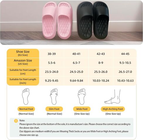 Shower Shoes, Cloud Slippers for Women and Men, Slippers for Women Bathroom Slides Sandals, Ultra Cushion, Thick Sole in Saudi Arabia