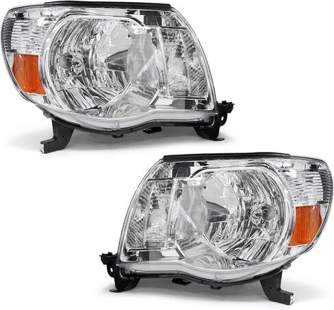 for 2005 Toyota Tacoma Headlights Assembly for 2005 2006 2007 2008 2009 2010 2011 Toyota Tacoma Pickup OE Style Pickup Truck Replacement 2005-2011 Headlights Assembly Pair with Black Housing in Saudi Arabia