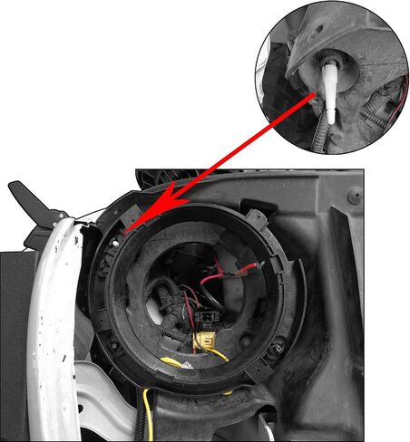Hooke Road 7 in Headlight Mount Retaining Bracket Ring Replacement for Jeep Wrangler JK & Unlimited 2007-2018 in Saudi Arabia