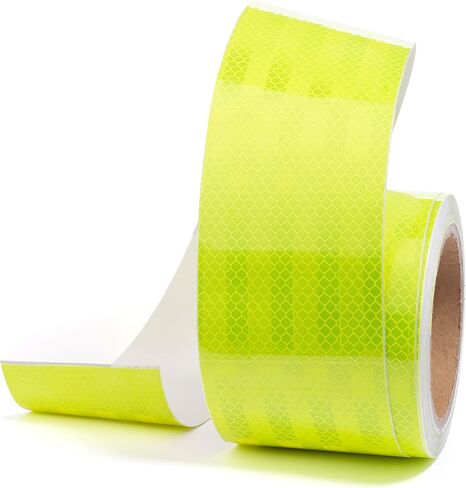 شريط أمان عاكس مقاس 3 بوصات × 30 قدمًا معتمد من DOT - أخضر للمقطورات مقاس 3 بوصات - شرائط للمقطورات والشاحنات والعلامات شريط عاكس عالي الكثافة عاكسات أوتوماتيكية للمقطورات باللون الأخضر in Kuwait