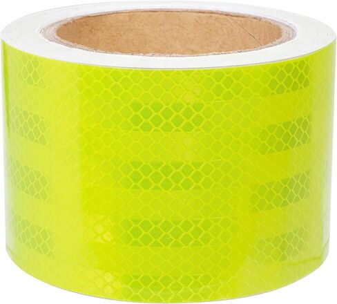 شريط أمان عاكس مقاس 3 بوصات × 30 قدمًا معتمد من DOT - أخضر للمقطورات مقاس 3 بوصات - شرائط للمقطورات والشاحنات والعلامات شريط عاكس عالي الكثافة عاكسات أوتوماتيكية للمقطورات باللون الأخضر in Kuwait