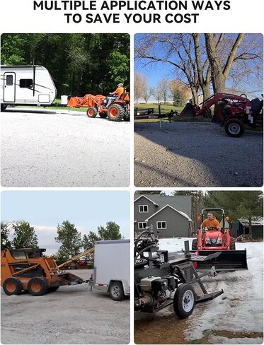 2024 New Upgraded Tractor Clamp on Trailer Hitch Receiver, Tractor Bucket Hitch Non-Slip 2" Ball Mount Adapter for Tractor Bucket Kubota Deere Bobcat, Bucket Trailer Hitch Attachment (Red) in Kuwait