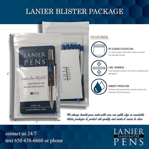 Lanier Combo Pack - 3 Pack - Monteverde® Rollerball M22 Paste Ink Refill Compatible with Most Montblanc® Style Rollerball Pens - Black (Fine Tip 0.6mm) in Saudi Arabia