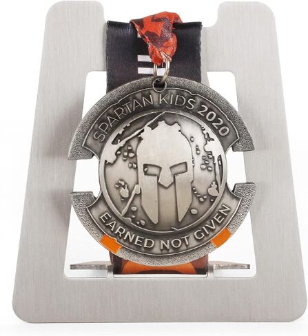 Medals Holder, Single Medal Display Rack, Stainless Steel Tabletop Medal Hanger Frame for Karate, Boxing, Softball, Baseball, Running & All Sports, Military Medals Badge Award Insignia in Saudi Arabia